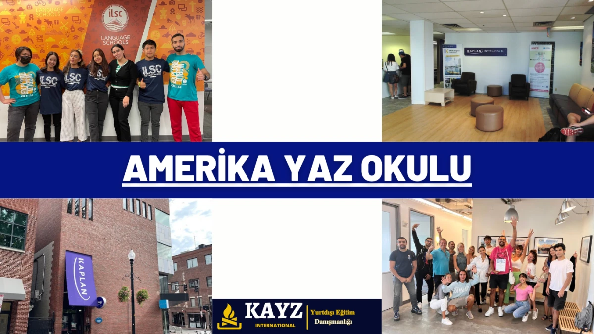 Amerika Yaz Okulu - Amerika'da Yaz Okulu Fırsatları Amerika yaz okulu programına katılan öğrencilerin hem dil eğitimi aldığı hem de sosyal etkinliklerle gelişimlerini desteklediği anlar bu görselde yer alıyor. ILSC, Kaplan ve OHC gibi Amerika'nın önde gelen dil okullarında gerçekleşen bu yaz okulu programları, öğrencilere İngilizce öğrenme fırsatını kültürel bir yolculukla birleştiriyor.
