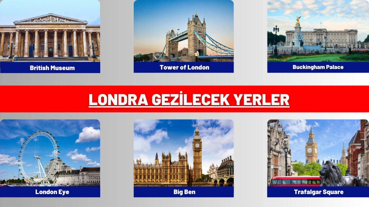 2025 Londra’da gezilecek yerler, Big Ben, London Eye, Buckingham Sarayı ve diğer turistik noktalar