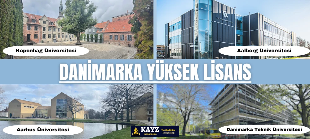 Danimarka Yüksek Lisans - Danimarka Yüksek Lisans Eğitimi Fırsatları Danimarka Yüksek Lisans programları, kaliteli eğitim sistemi ve küresel kariyer olanaklarıyla dikkat çekiyor. Görselde yer alan Kopenhag Üniversitesi, Aalborg Üniversitesi, Aarhus Üniversitesi ve Danimarka Teknik Üniversitesi; araştırma odaklı müfredatları, yenilikçi akademik yapıları ve uluslararası öğrencilere sundukları avantajlarla öne çıkıyor.