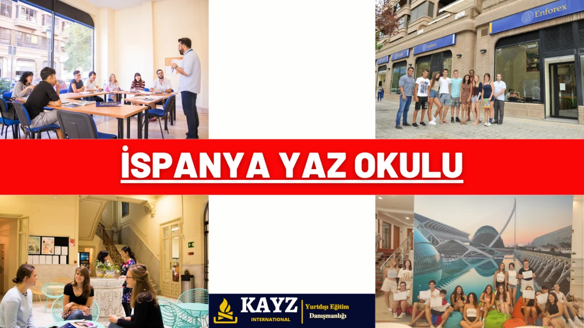 İspanya Yaz Okulu - İspanya'da Yaz Okulu Fırsatları İspanya yaz okulu programı, öğrencilere hem İspanyolca dil eğitimi alma hem de ülkenin eşsiz kültürel zenginliğini deneyimleme imkanı sunuyor. Görselde, Enforex gibi tanınmış dil okullarında gerçekleşen yaz okulu programına katılan öğrenciler sınıf içi derslerden sosyal aktivitelere kadar birçok farklı etkinlikle yer alıyor.