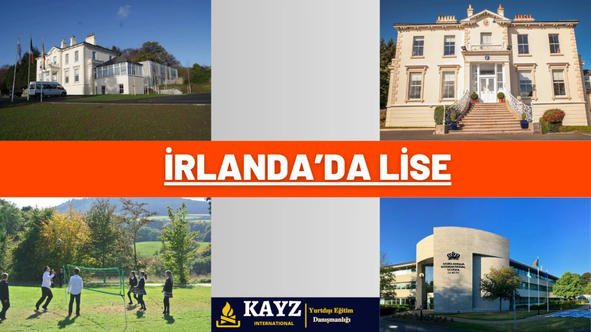 İrlanda’da Lise - İrlanda Lise Eğitimi Fırsatları İrlanda’da Lise eğitimi veren seçkin okullara ait kampüs binaları, açık hava etkinlikleri ve doğal çevre bu görselde yer almaktadır. Tarihi mimariye sahip yapılar ve modern eğitim kurumları, öğrencilere hem kaliteli bir akademik ortam hem de sosyal gelişim olanakları sunar.