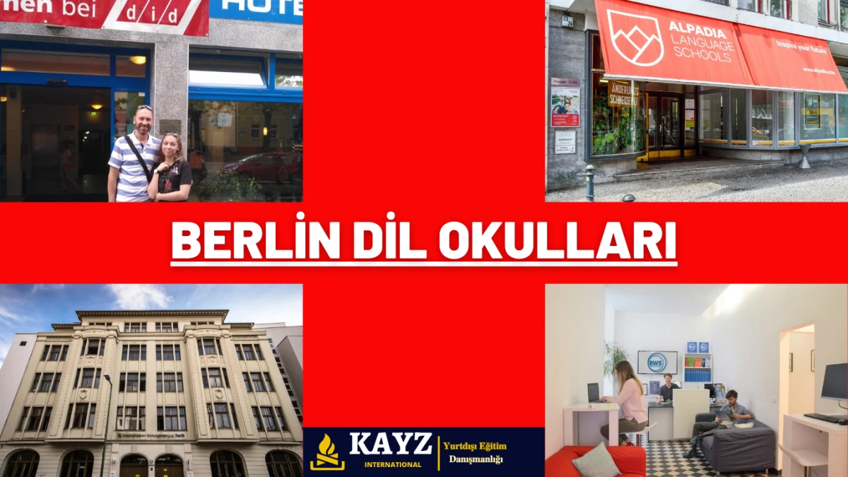 Berlin'deki bir dil okulunda Almanca eğitimi alan uluslararası öğrenciler