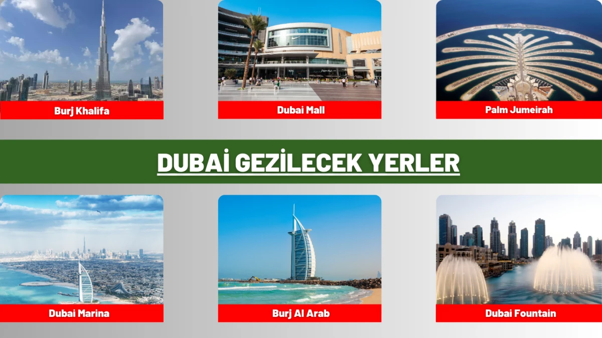 Dubai Gezilecek Yerler