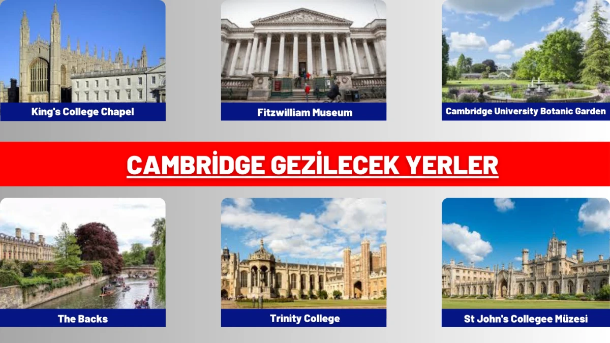 Cambridge Gezilecek Yerler