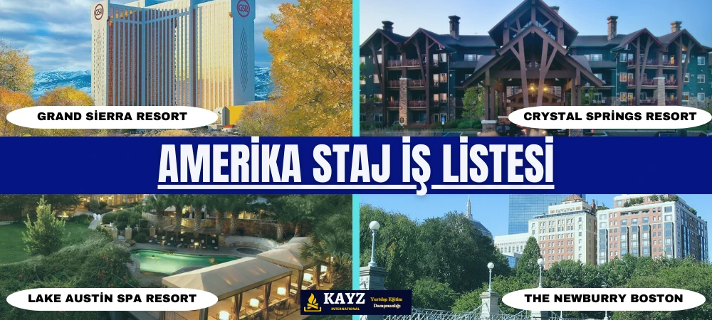 Amerika Staj İş Listesi